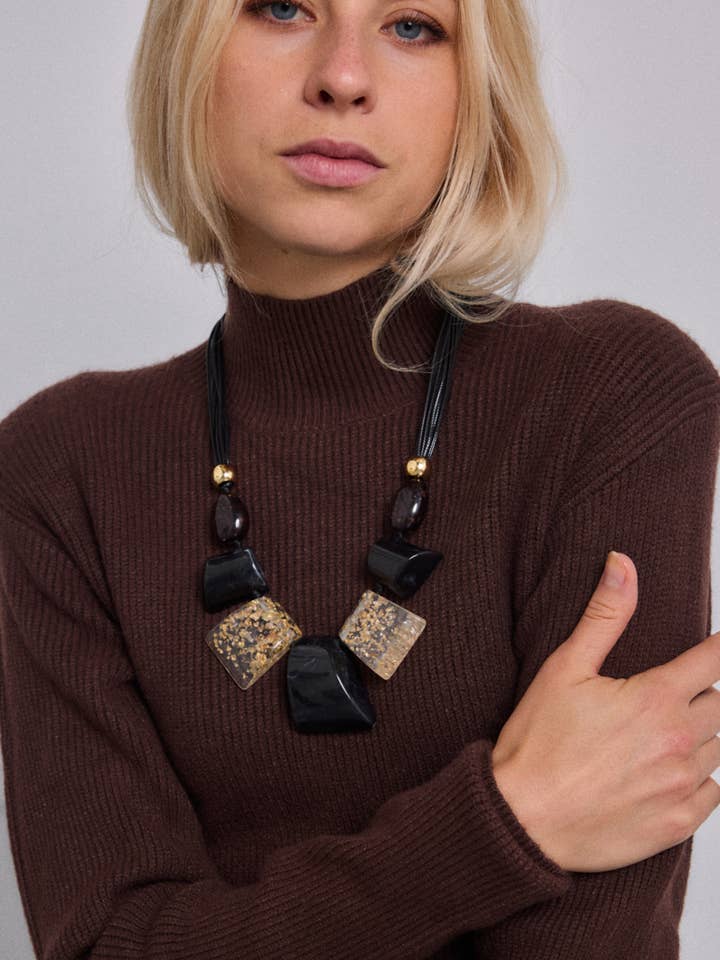 Collier fantaisie 2WY12 pour la vente par BYREN | ÉLINE L'ATELIER