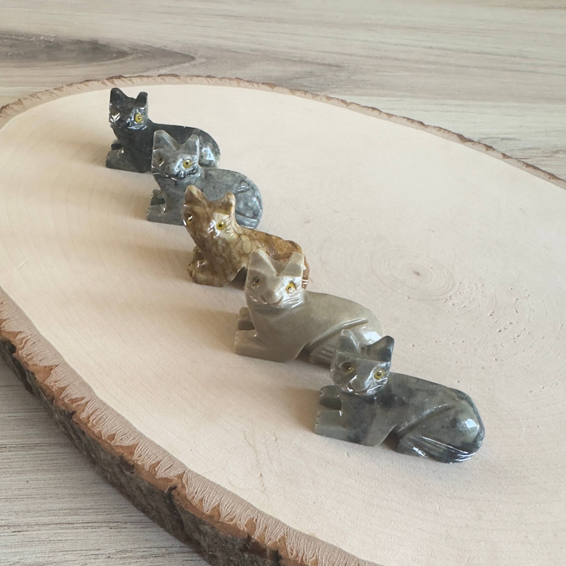 Pebble House - Wholesale Spiritual Stone/Crystal - Soapstone Animal Carving  30+ Varieties - Crystals & Stones60