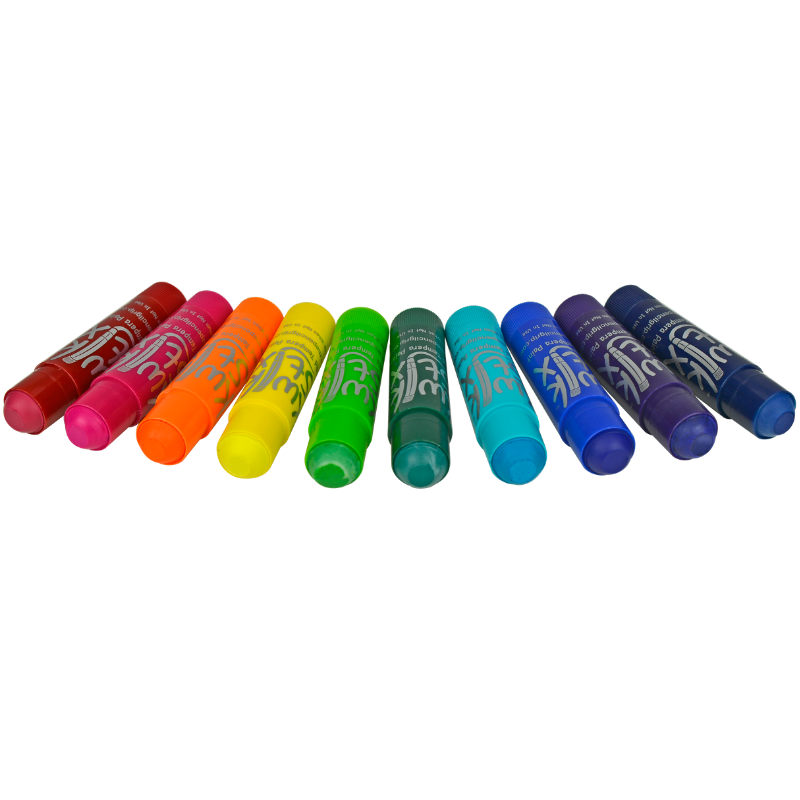 TPG Creations / The Pencil Grip - Wholesale Paint Set - KwikStix Tempera Paint- Jewel 10 Colors TPG-6789