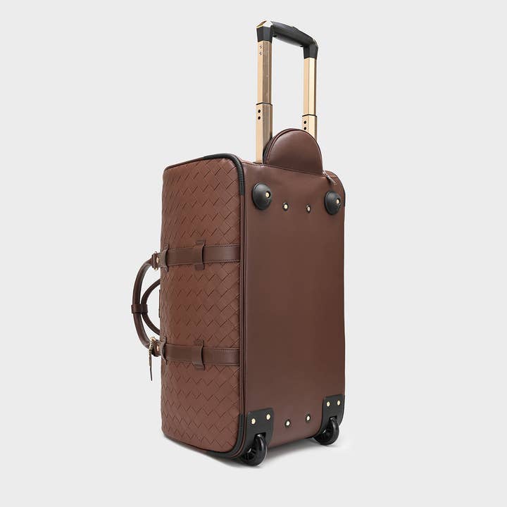 Tote&Carry - Wholesale Luggage - Bodega Rolling Duffle Bag in Brown
