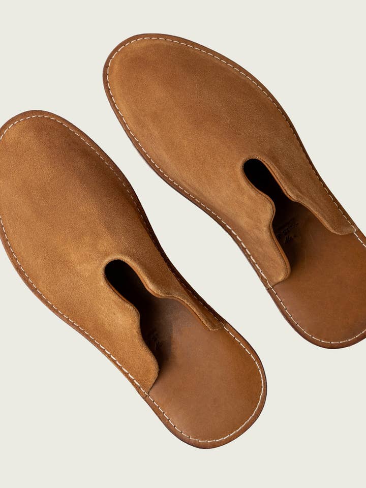 WP Standard - Vente Chaussons – homme - Pantoufles en cuir Mr. Grumpy