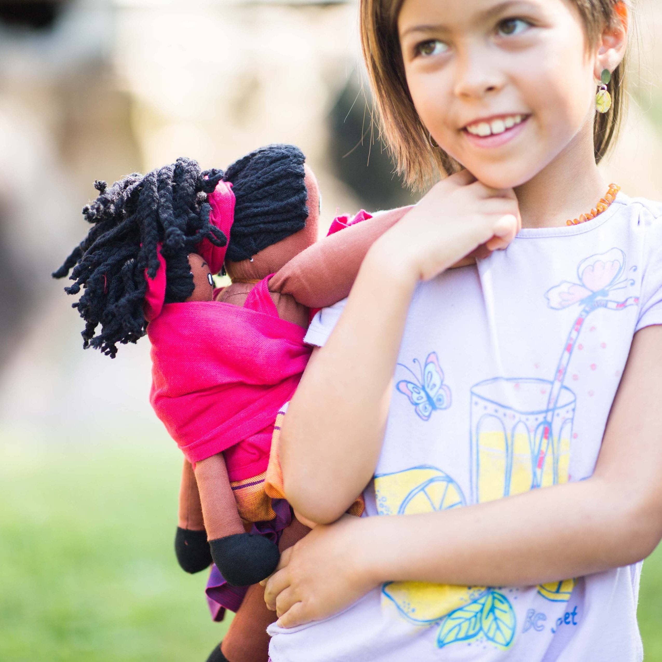 Amani ya Juu - Wholesale Doll - Kids - Kikoy Mama and Baby Doll Set1