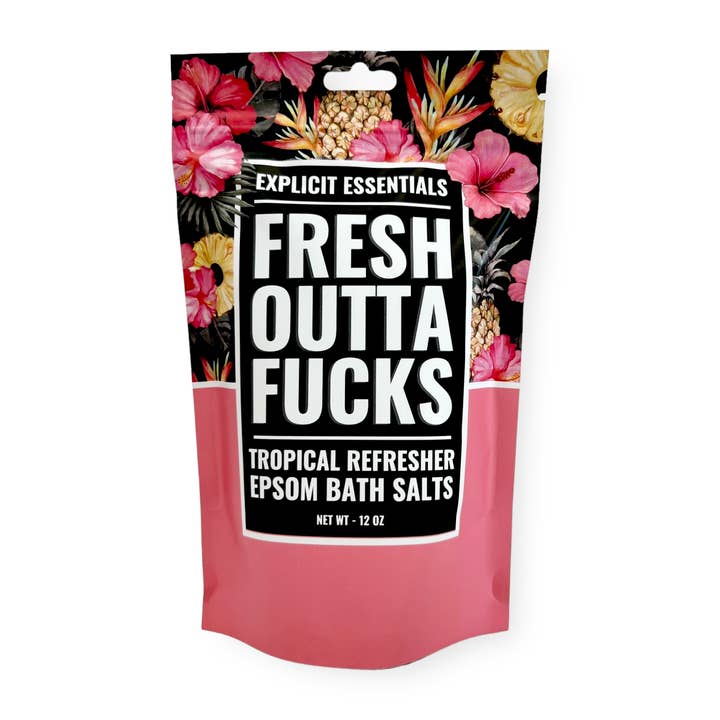 Explicit Essentials - Wholesale Bath Salts - Fresh Outta Fucks Bath Salts 12oz Bag 3