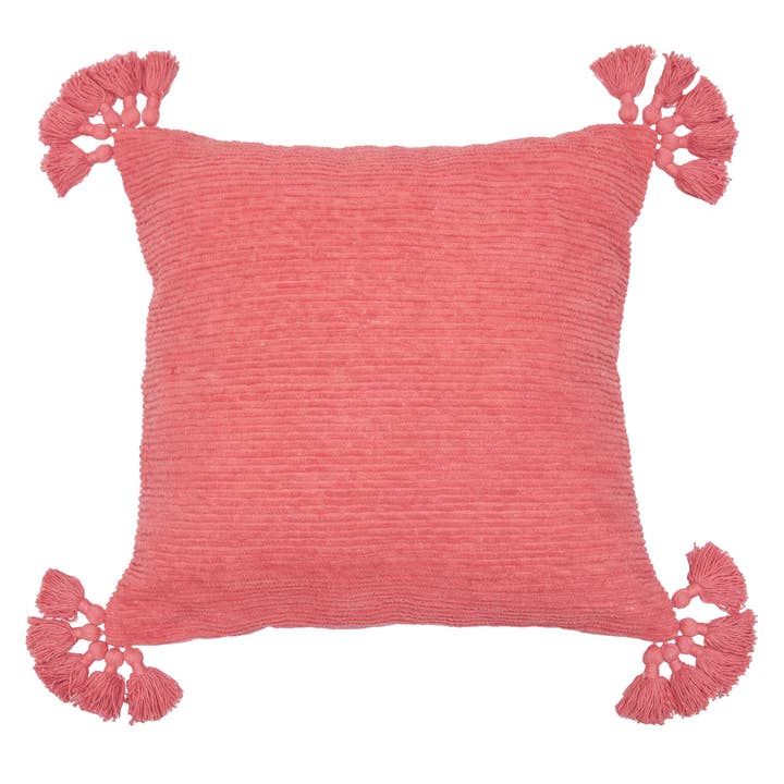 Newport Hibiscus Textured Throw Pillow for wholesale by C&F Home