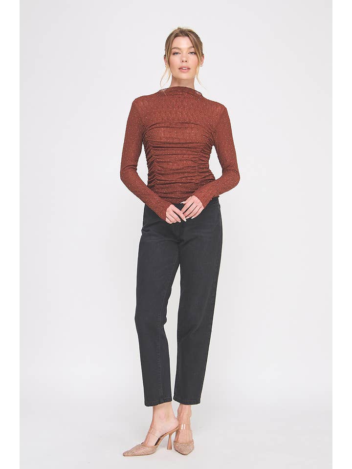 Allie Rose - Wholesale Blouse - Women's - Embellished lace Long Sleeve top7