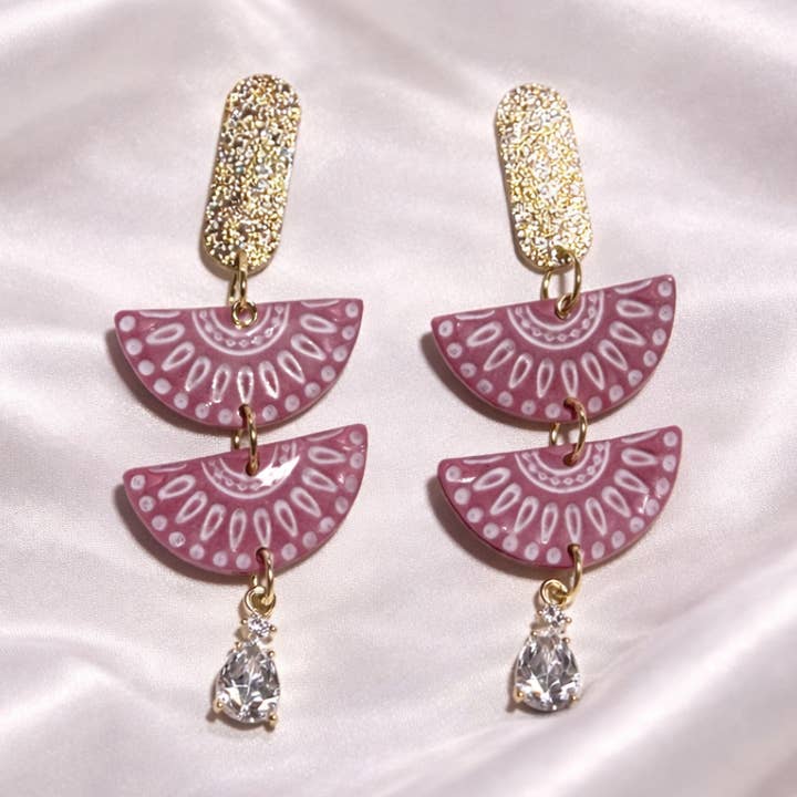 Rosé Rêverie Drops for wholesale by Preciosa Jewelry Co.