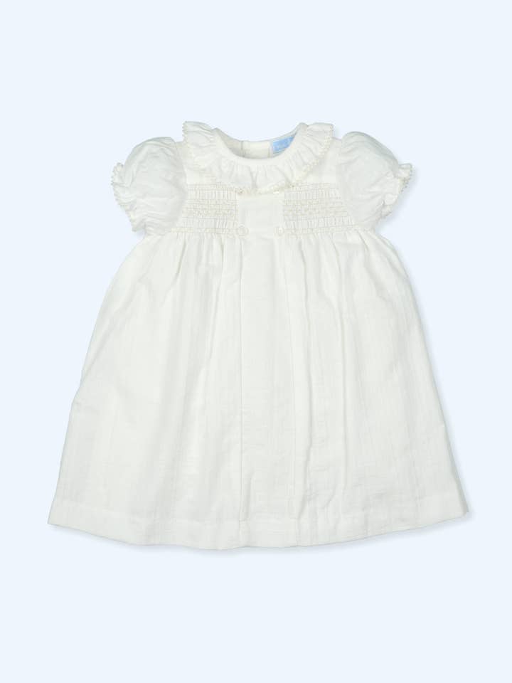 Raw Smock dress with lace on the collar and sleeves SPECIALLY for wholesale on Faire