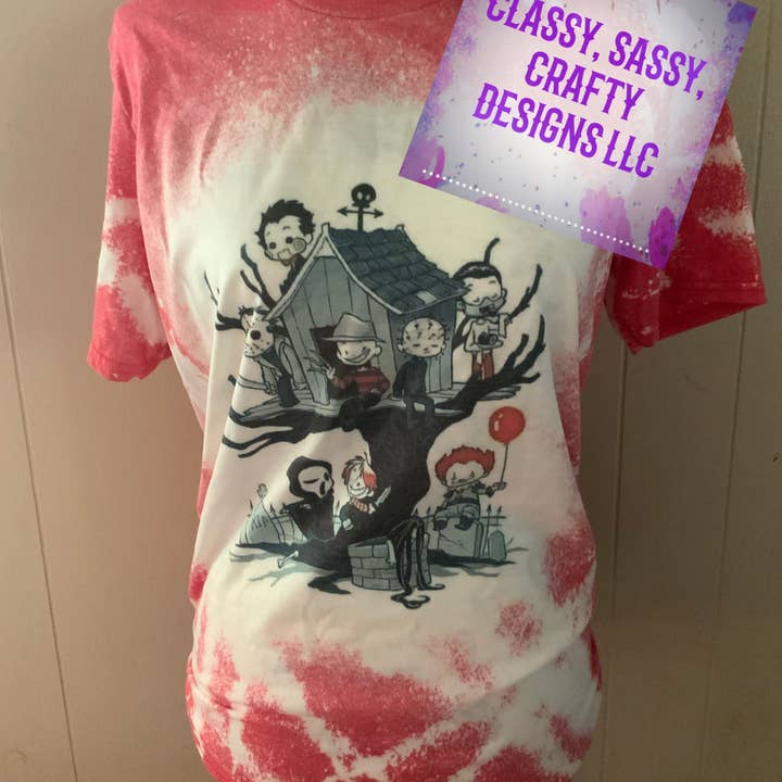 Halloween tree tee for wholesale by Classy, sassy, crafty designs llc