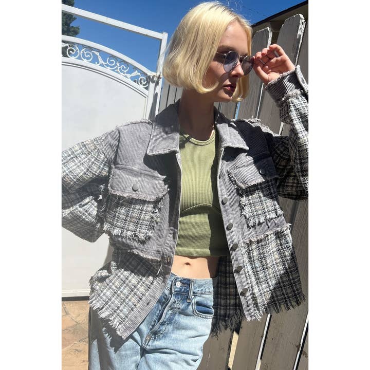 CORDUROY SHACKET for wholesale by Mapcie