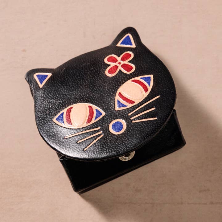 Ten Thousand Villages - Wholesale Coin Purse - Women's - Sikka 25th Anniversary Kitty Coin Purse1