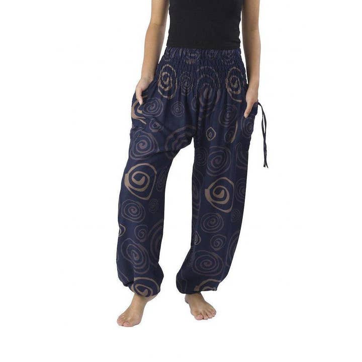 Studio 12 Collective (previously Ethnic Lanna) - Wholesale Pants – Women's - BUNDLE: 4-Pack Harem Pants (Assorted Prints)
