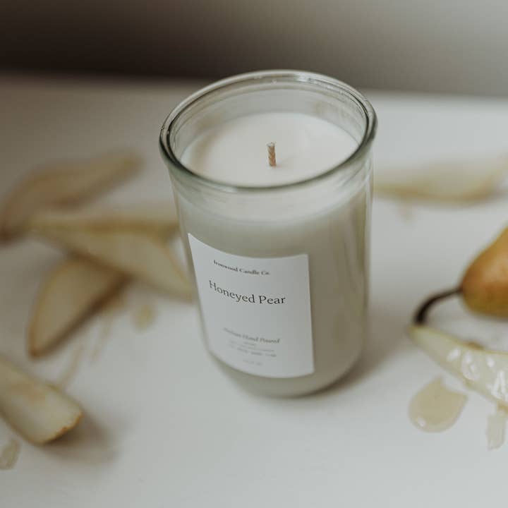 Ironwood Candle Co. - Wholesale Jar/Filled Candle - HONEYED PEAR SOY CANDLES9