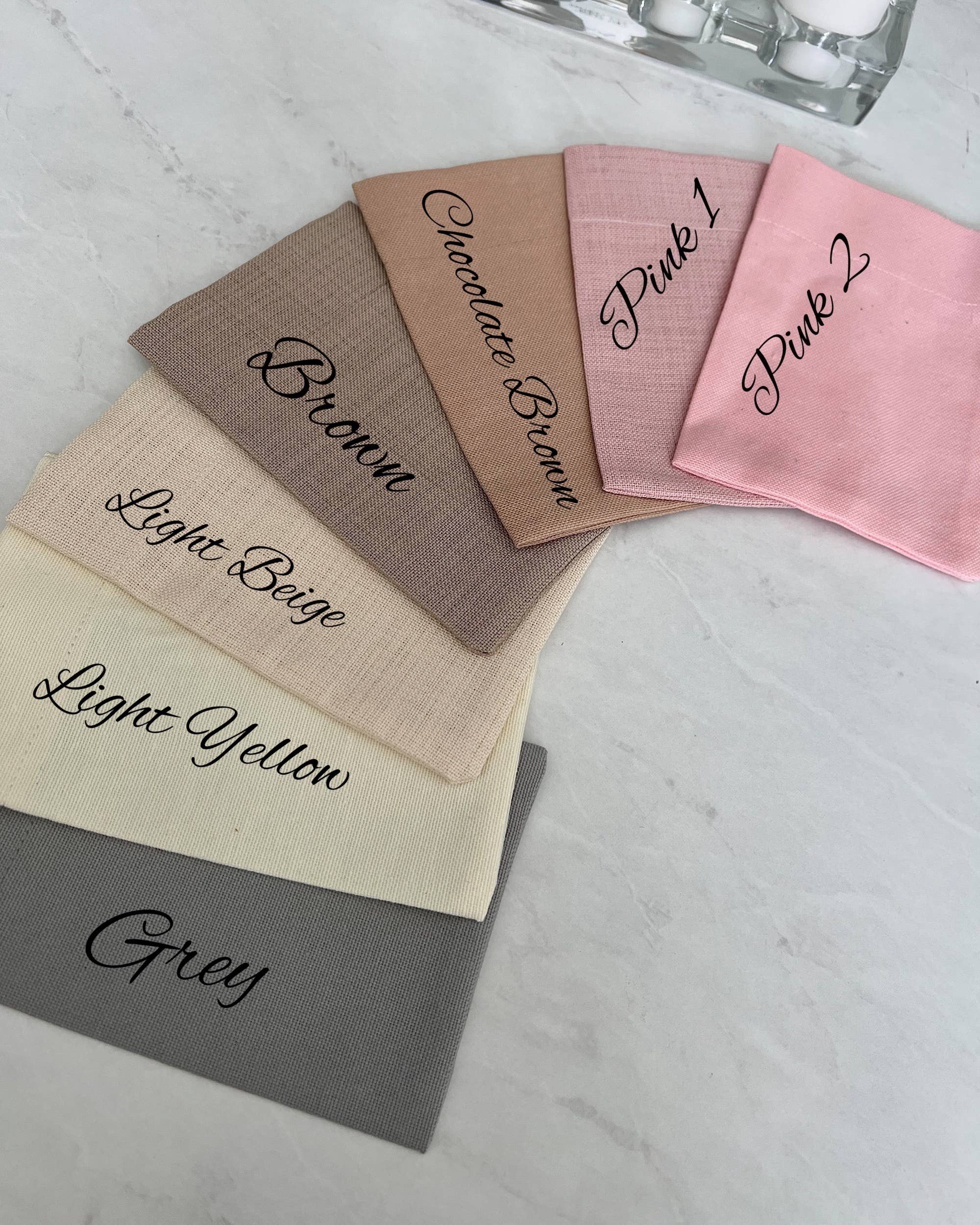 Uniq Favors - Vendita all'ingrosso Borse/Scatole per gadget da festa - Sacchetti ricamati personalizzati, sacchetto di lino, regali alla rinfusa di sapone7