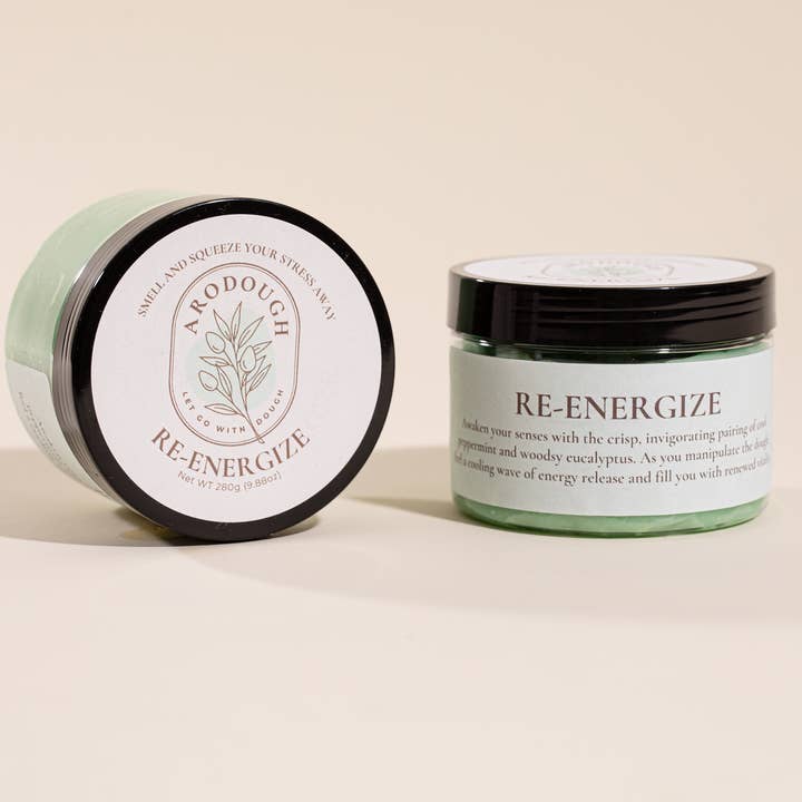 AroDough - Wholesale Stress Relief Ball/Dough - Sensory Stress Relief Aromatherapy Dough: RE-ENERGIZE2