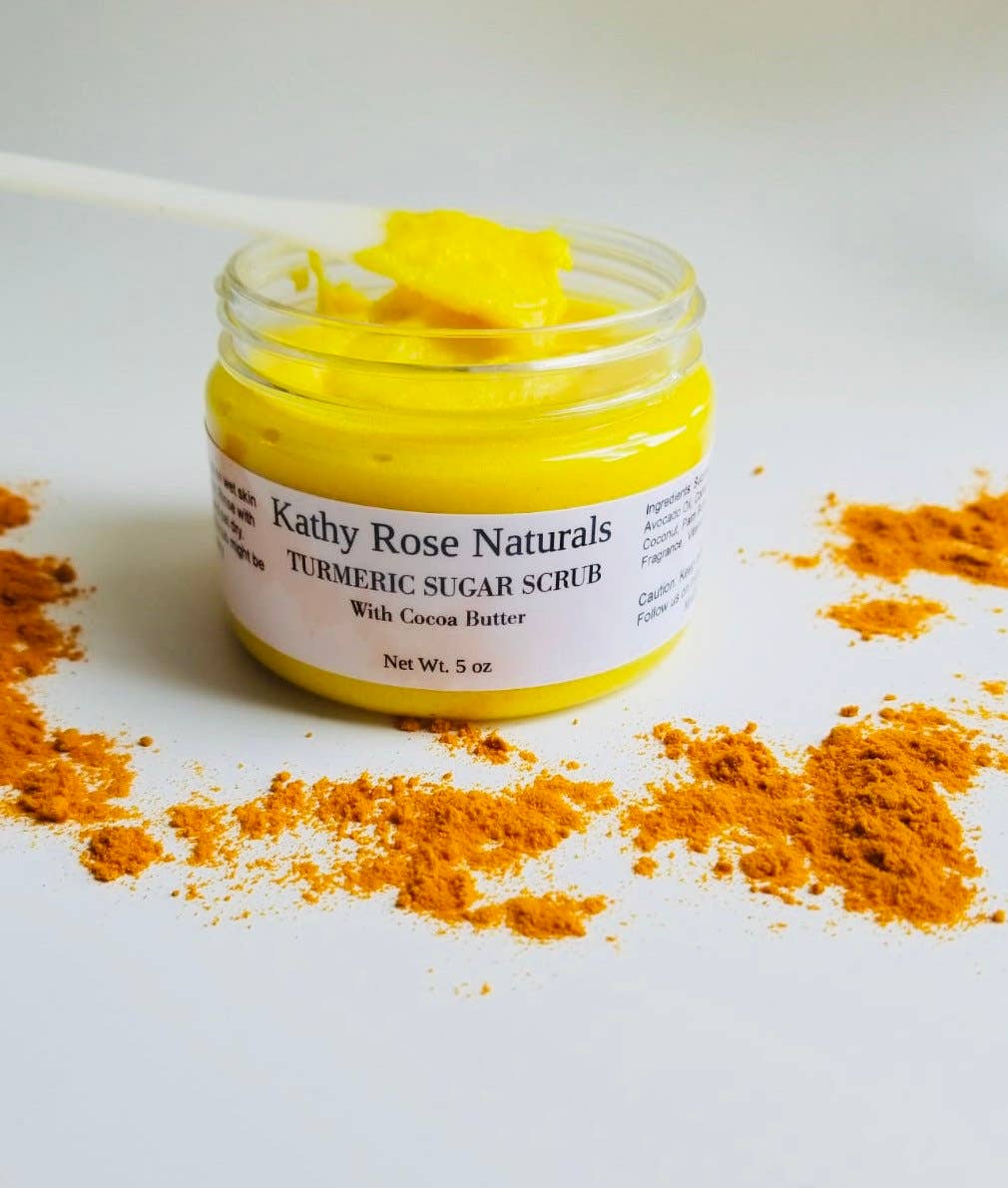 Kathy Rose Naturals - Wholesale Body Scrub/Exfoliant - Turmeric Face & Body Exfoliating Scrub9