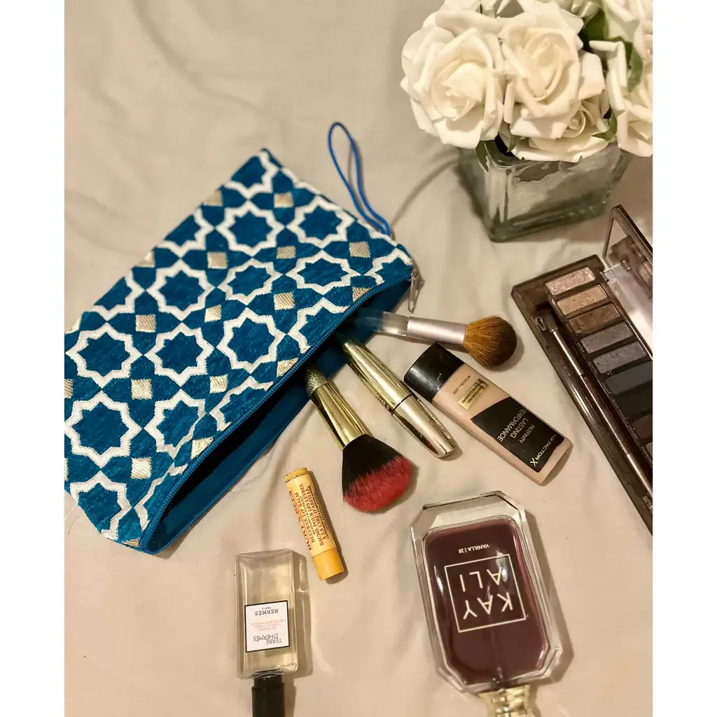 Moroccan Natural bazaar - Wholesale Makeup/Cosmetic Bag - Moroccan Ziliji Make Up bag, Cosmetic bag, Travel Toiletry4