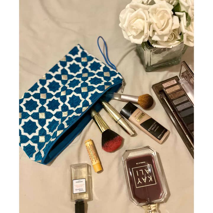 Moroccan Natural bazaar - Wholesale Makeup/Cosmetic Bag - Moroccan Ziliji Make Up bag, Cosmetic bag, Travel Toiletry4
