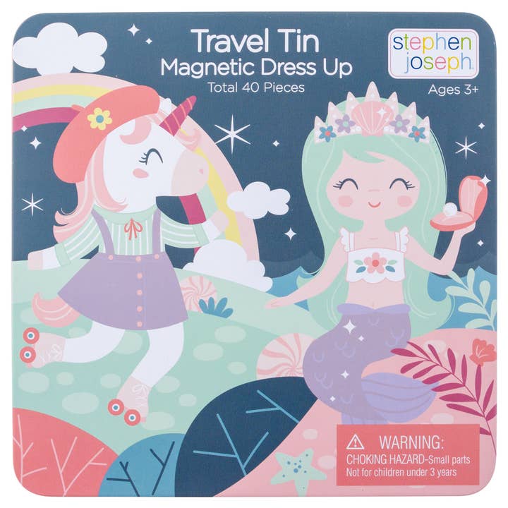 Stephen Joseph Gifts - Wholesale Toy Set - Kids - Travel Tin Magnetic Dress-Up