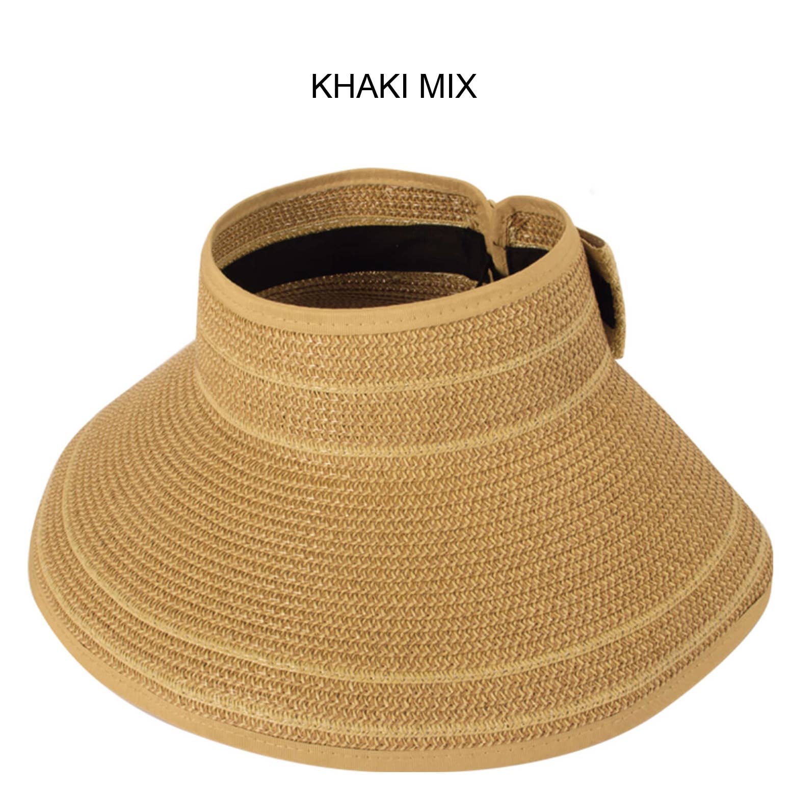 Truly Contagious – wholesale Visor – Women's – Rollable Straw Visor ( FH-110 )1