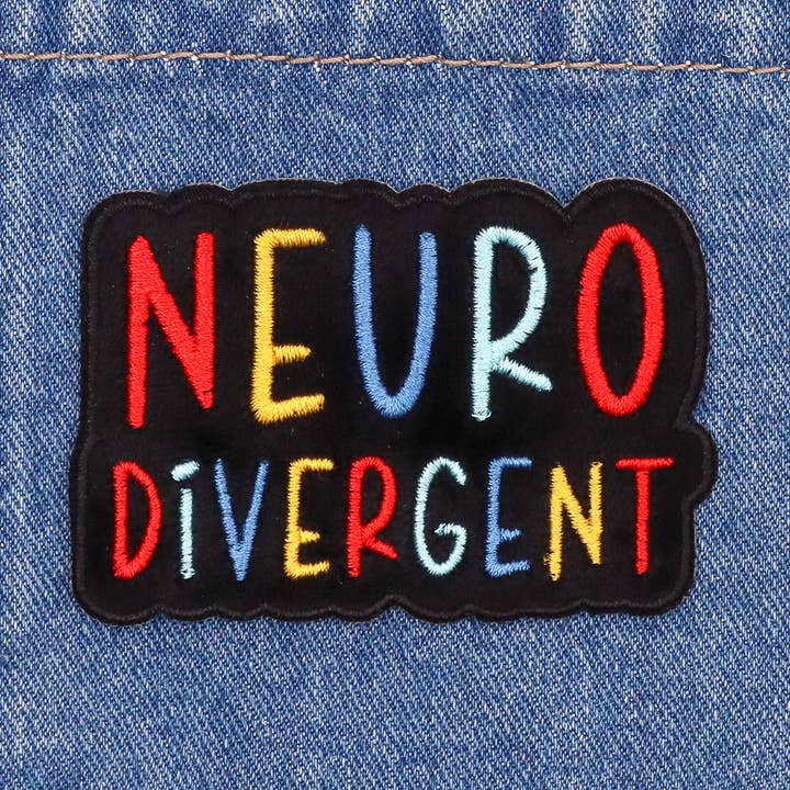 Fluffmallow (Custom duties for USA are pre-paid by us) - Wholesale Patch - Neurodivergent Embroidered Iron-On Patch0