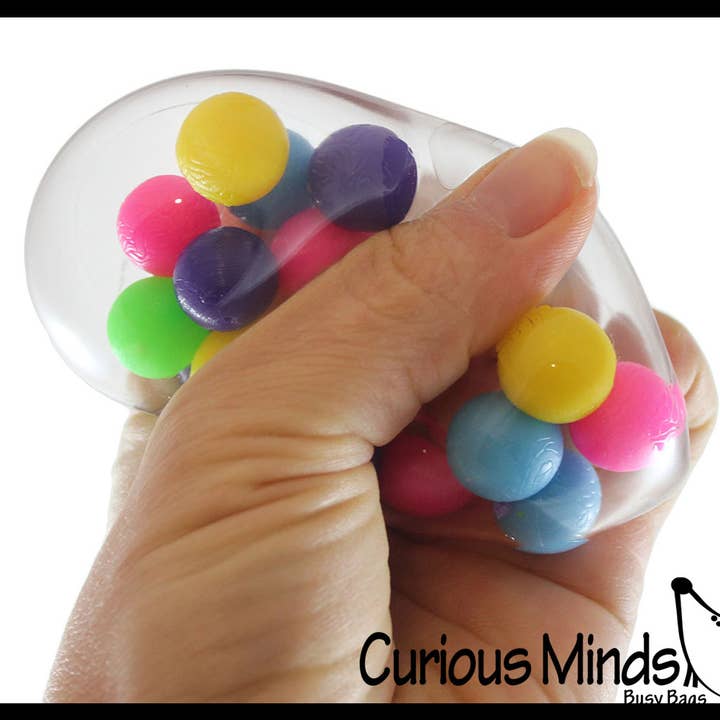 Curious Minds Toys - Wholesale Fidget Toy - Kids - 1 Molecule DNA Balls 2.33" -Squishy Fidget Ball - Unique