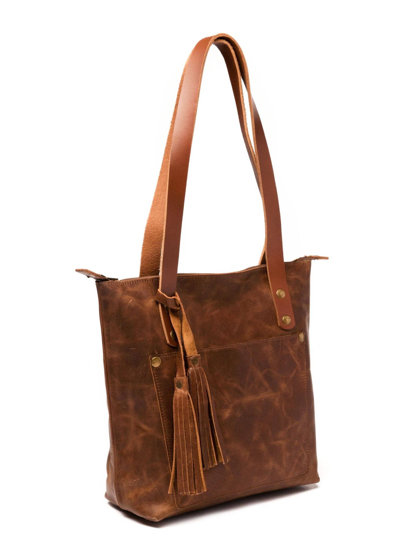 Hides - Vente Tote bag – femme - Sac en cuir avec fermeture éclair23