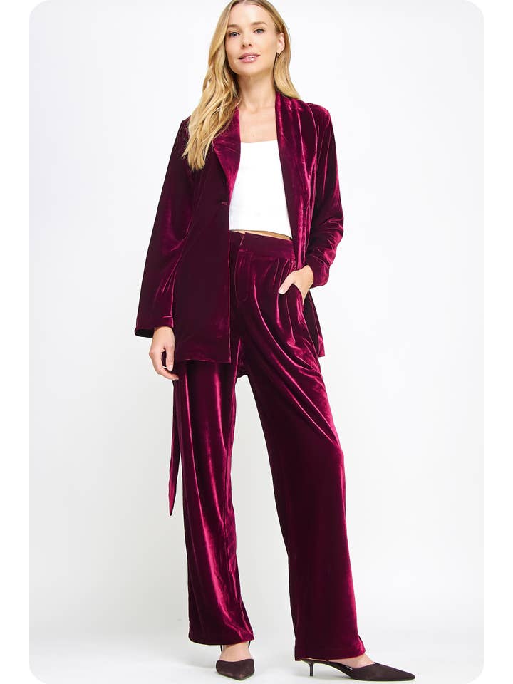 Strut & Bolt - Wholesale Pants – Women's - High-Waist Velvet Pants16