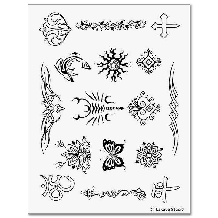 Earth Henna - Wholesale Temporary Tattoo - Earth Henna Body Painting Kit – Classic