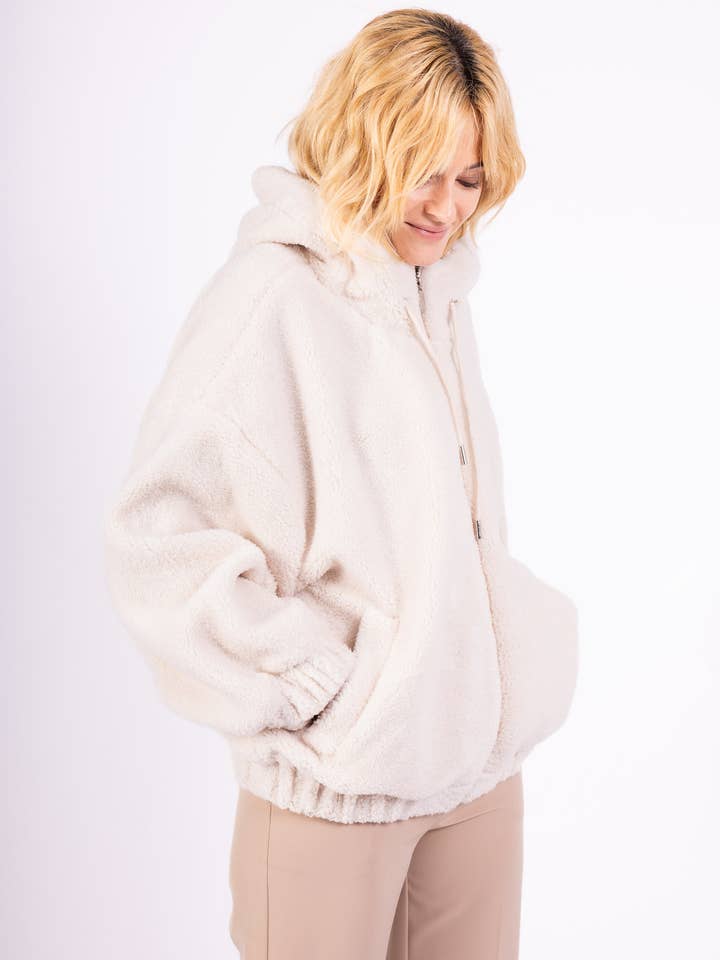 Pépouz' Paris - Wholesale Jacket - Women's - PV2549 zipped fleece hoodie14