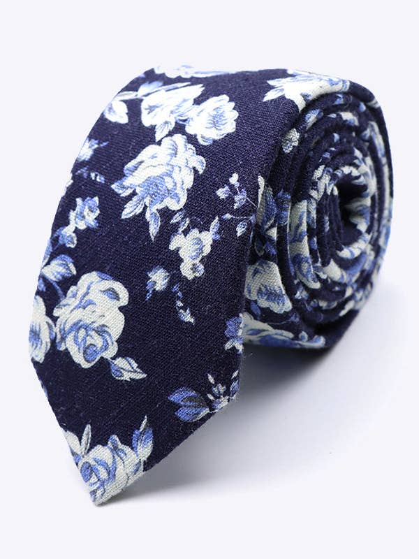 Liberty Blue Tie No. 6 Men's Cotton "Charles" for wholesale by Unipap's