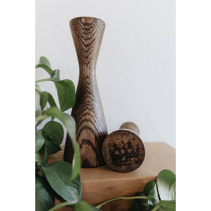 Crowned Free - Wholesale Candle Holder - Carpenter Candle Holder - Small - Made by Survivors1
