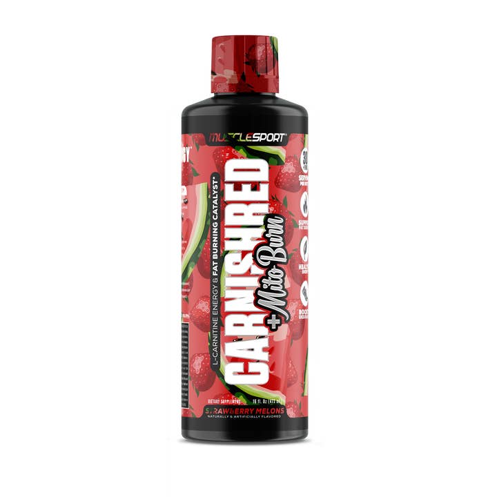 MuscleSport - Vente Supplément oral/vitamine - Liquide CarnishRed® + Mitoburn® 16 oz - Aide au métabolisme sans stimulation, - Catalyseur d'entraînement2