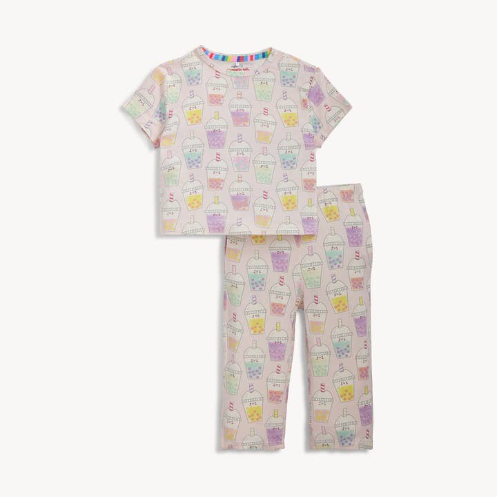 BOBA BEAU-TEA RIGHT FIT MAG kortærmet pyjamas med lange bukser for engroshandel hos Magnetic Me