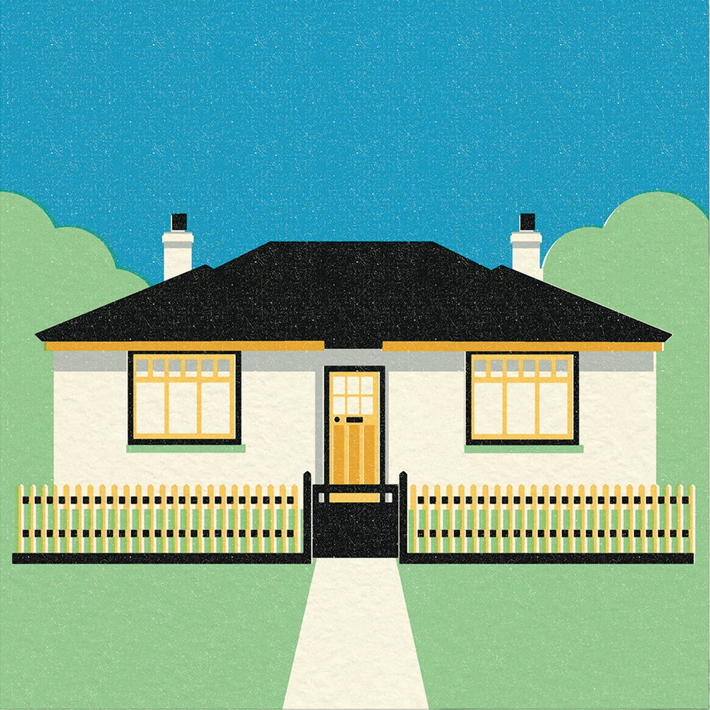 Pennychoo - Wholesale Everyday Greeting Card - Moderne Blank: Bungalow1