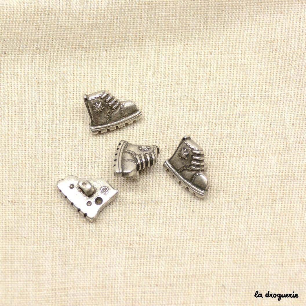 LA DROGUERIE - Vente Bouton à coudre/bouton-pression - Bouton "Randonnée brodequin" 18 mm0
