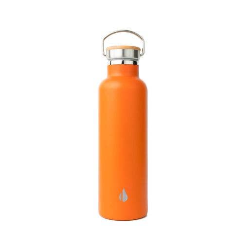 Bottle - 25oz Classic Bamboo Orange Stainless Steel for wholesale on Faire
