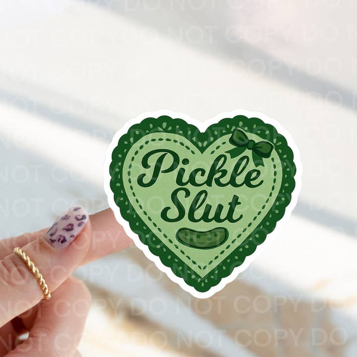 Autocollant Pickle Lover pour la vente par Ace the Pitmatian Co