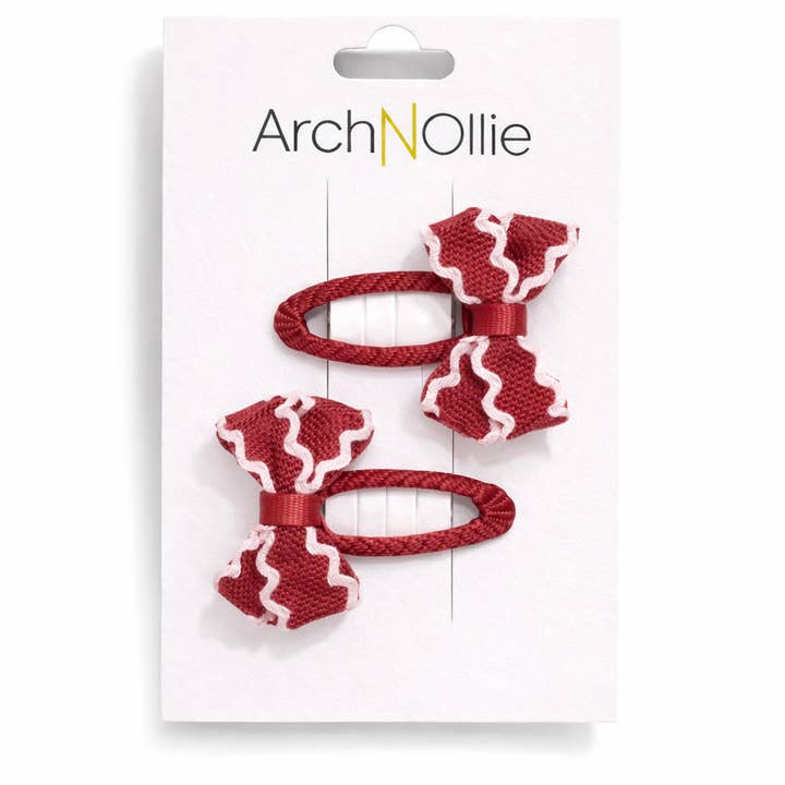 Mini Ric Rac Clip de Presión - Rubí para venta al por mayor de ANO - ArchNOllie