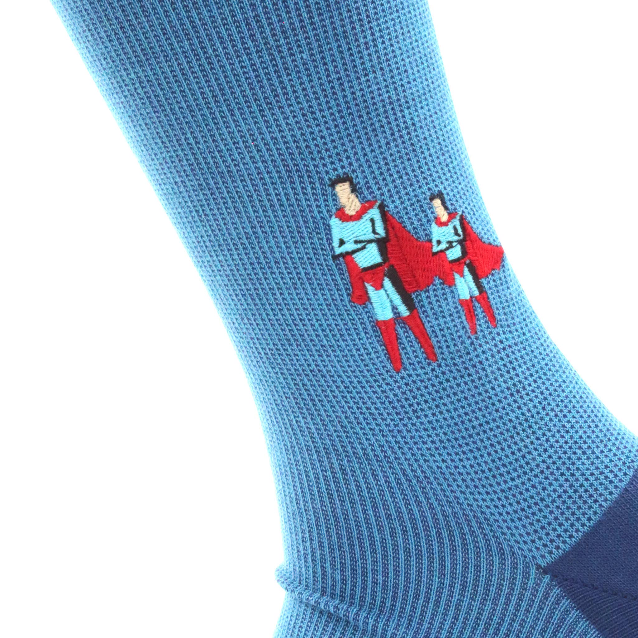 Soxfords - Wholesale Socks - Men's - "Superdad" - Father & Son Themed Embroidered Pima Socks2