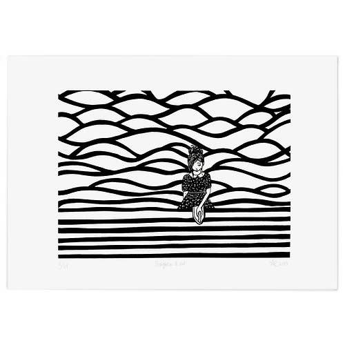 Limited Edition screen print Straighten it out for wholesale by amesea