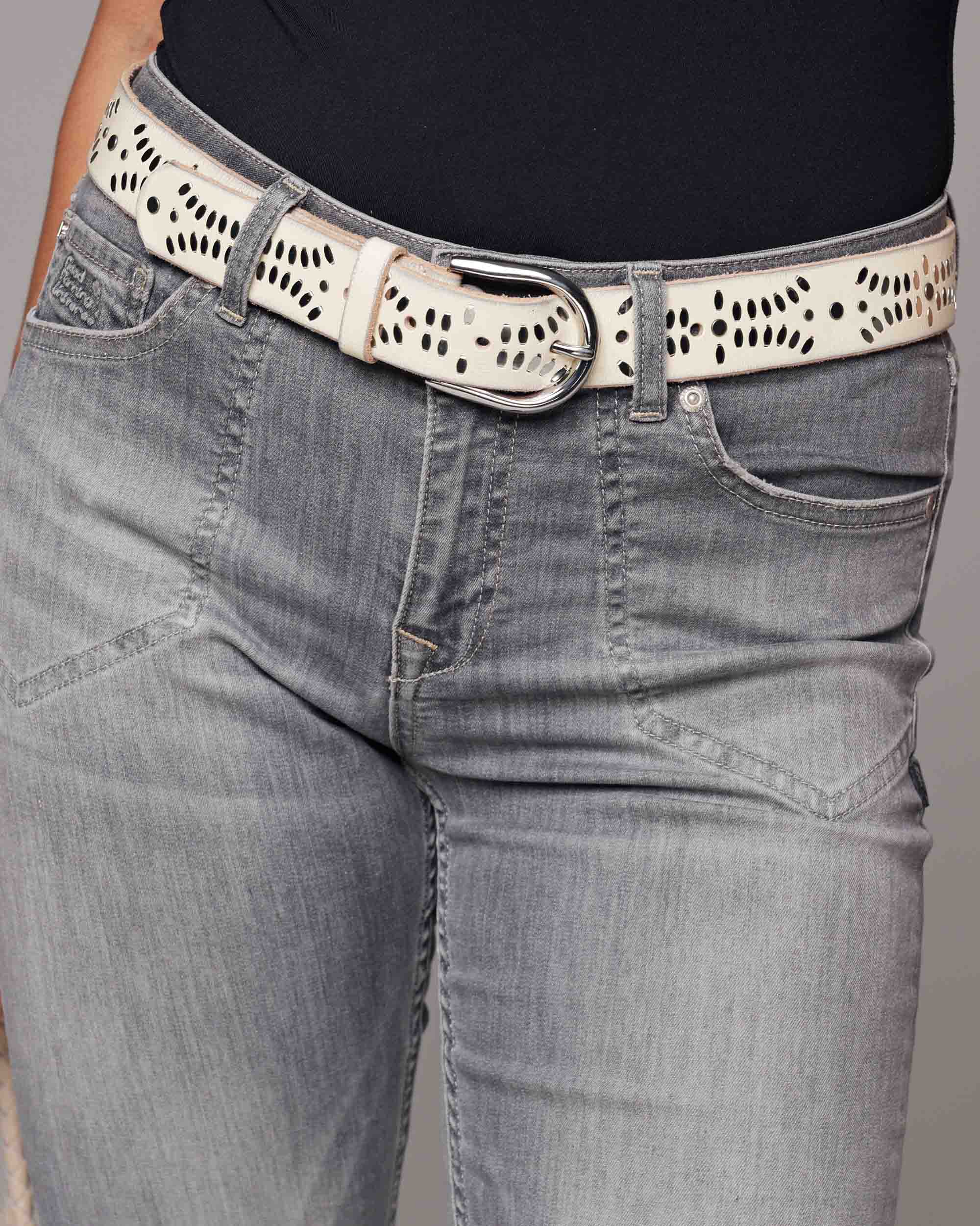 Amsterdam Heritage Leather Belts, Bags, Jackets & Apparel - Wholesale Belt - Women's - Divera | Leather Studded Belt1