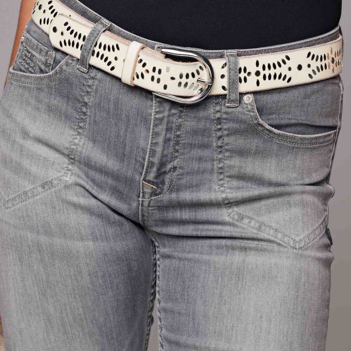 Amsterdam Heritage Leather Belts, Bags, Jackets & Apparel - Wholesale Belt - Women's - Divera | Leather Studded Belt1