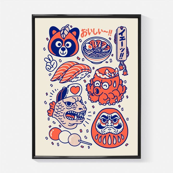 Póster “Nihon” – Tamaño 30 x 40 cm o A4 para venta al por mayor de Yeaaah! Studio