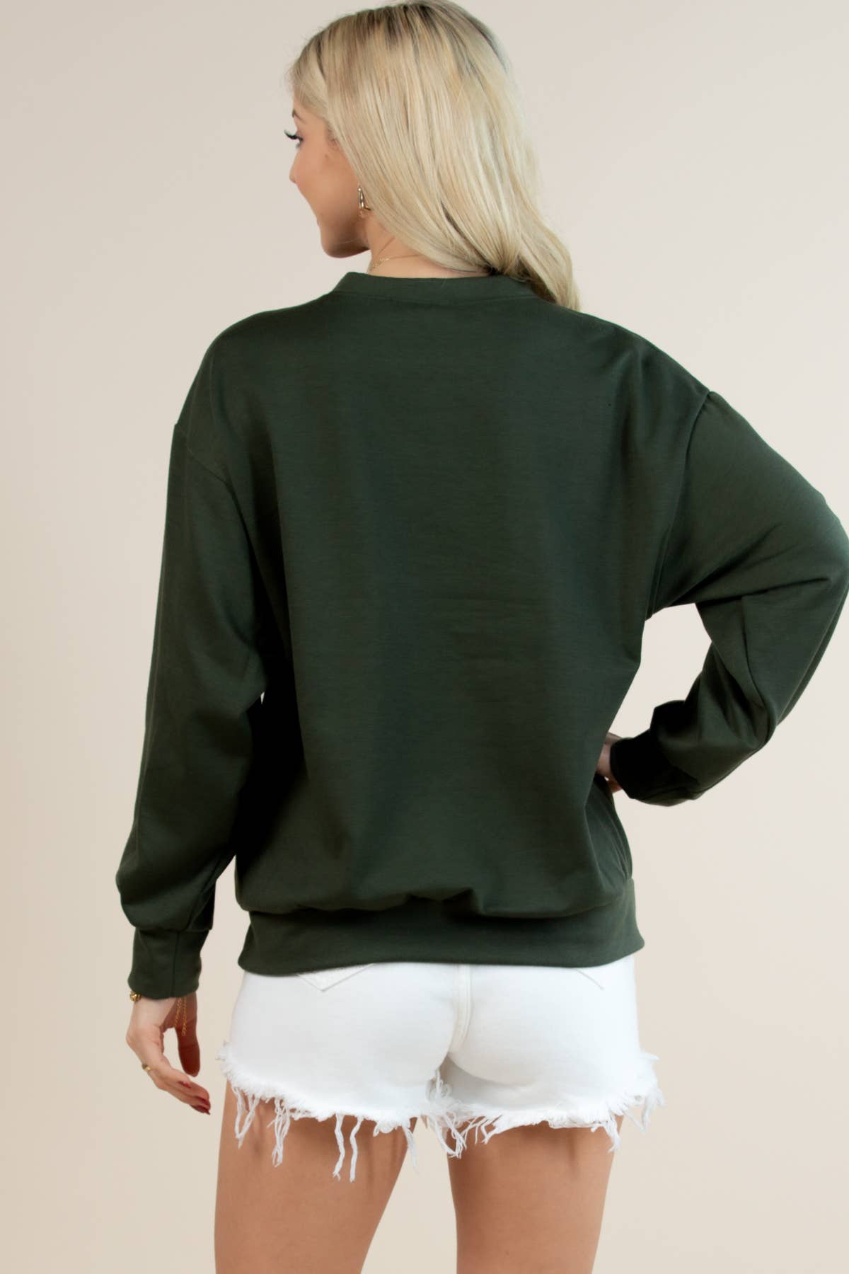 Nylon Apparel - Vente Sweat-shirt à imprimés – femme - T1005-6770-Sophia Sweat-shirt Imprimé Coupe Ample3