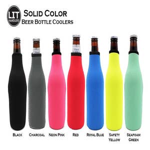 Blank Water Bottle Coolie  Wholesale Prices - USA Shipped