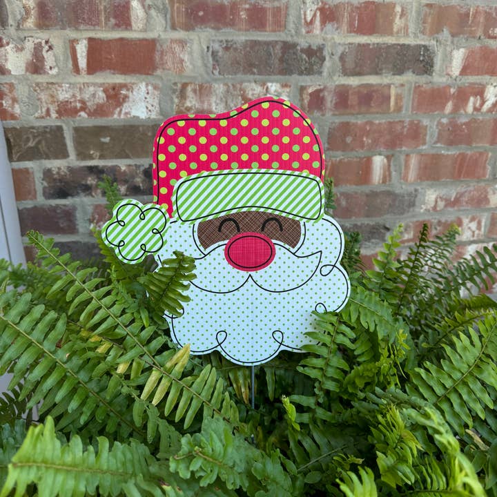 Lovely Reese - Wholesale Outdoor Sign - Polkadot Santa 1