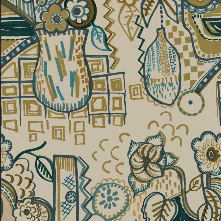 Still life Wallpaper - Hellebore for wholesale by Sharon Jane Studio