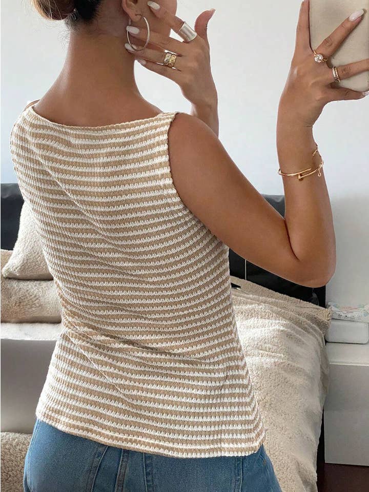 Wholesalesir - Wholesale Outerwear Vest - Women's - Casual Button Up Sleeveless Vest Top5