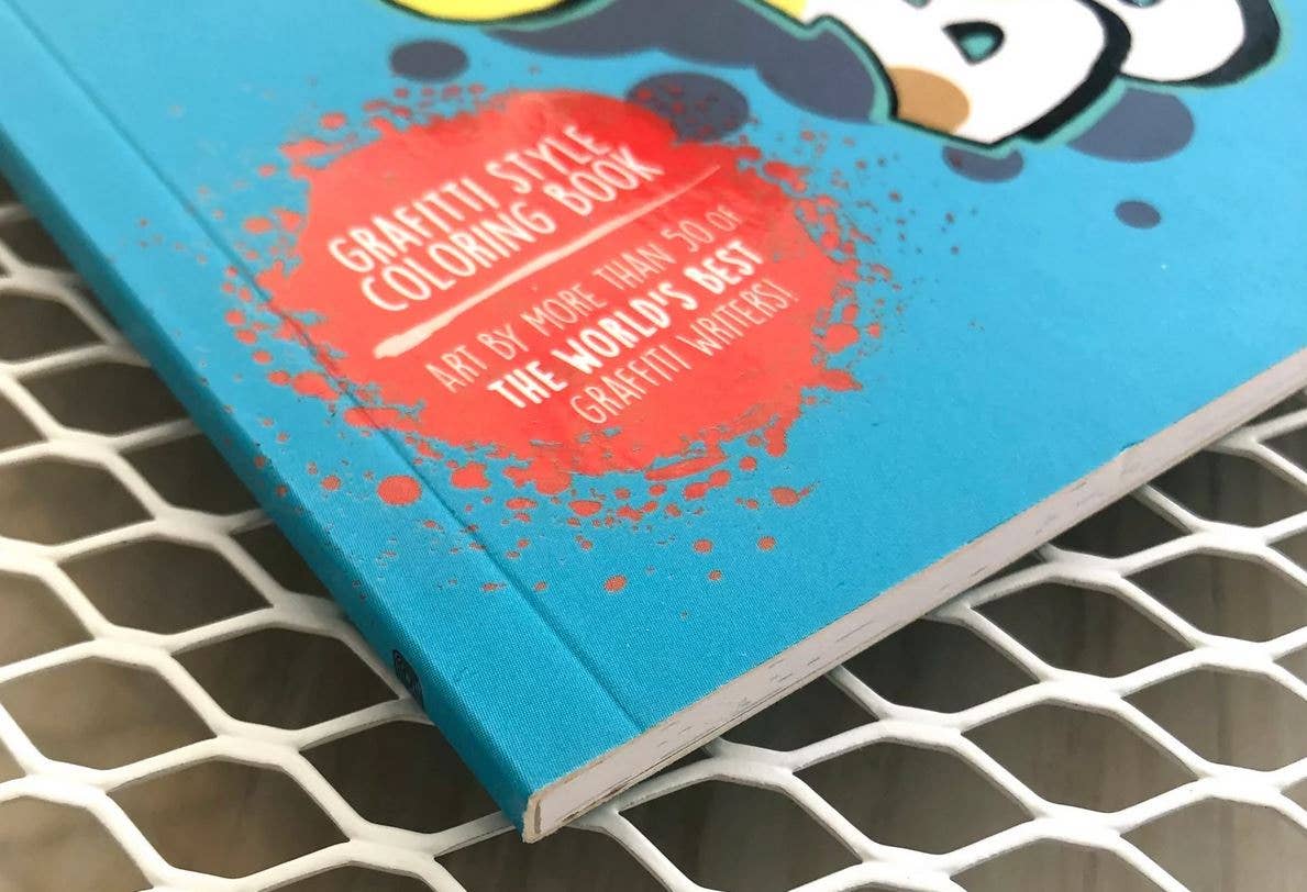 SCB - Wholesale Colouring and activity book – adult - Graffiti Style Coloring Book1