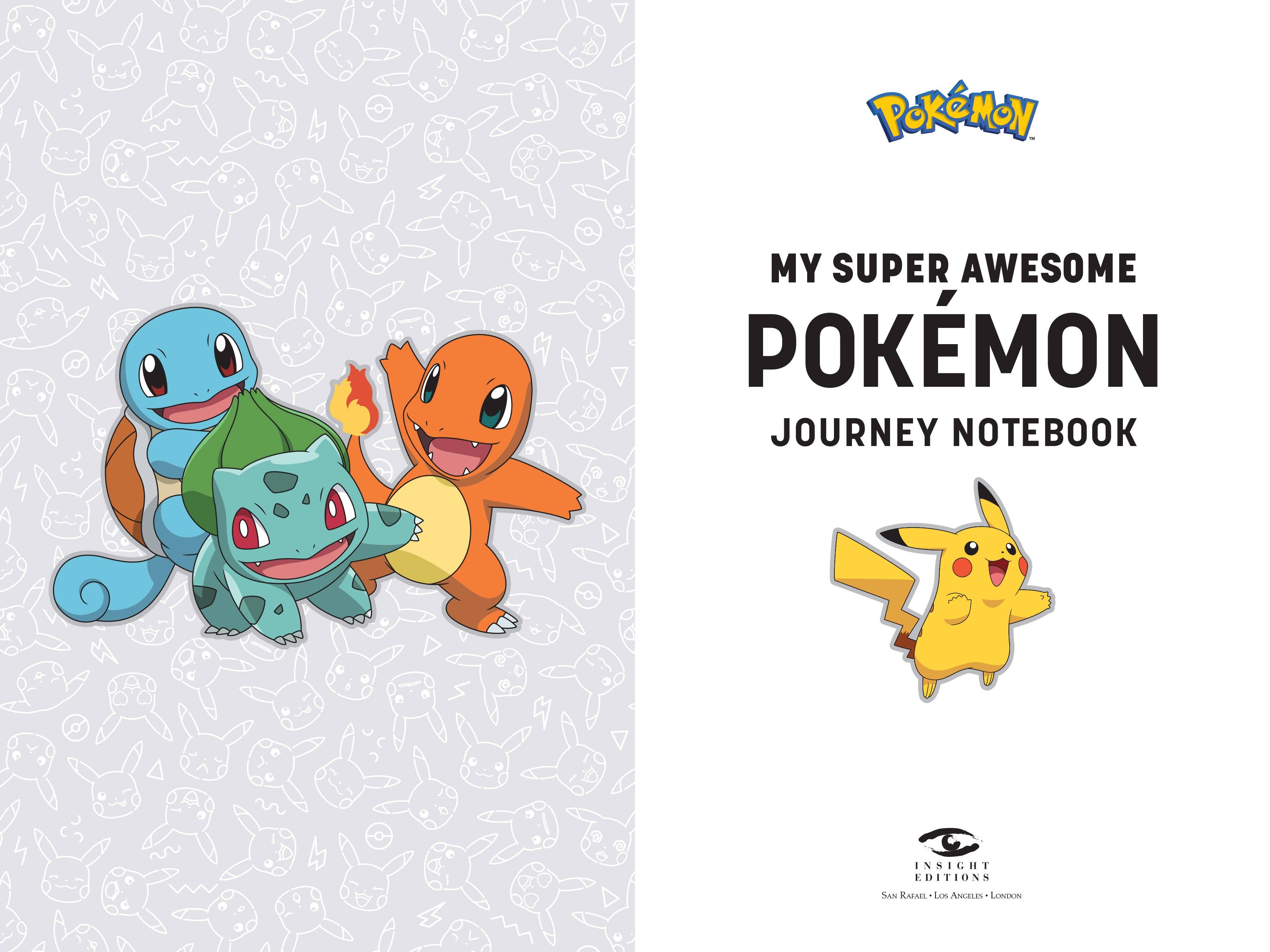 Insight Editions - #1 Pop Culture Publisher - Wholesale Notebook - Pokémon: My Super Awesome Pokémon Journey Notebook1